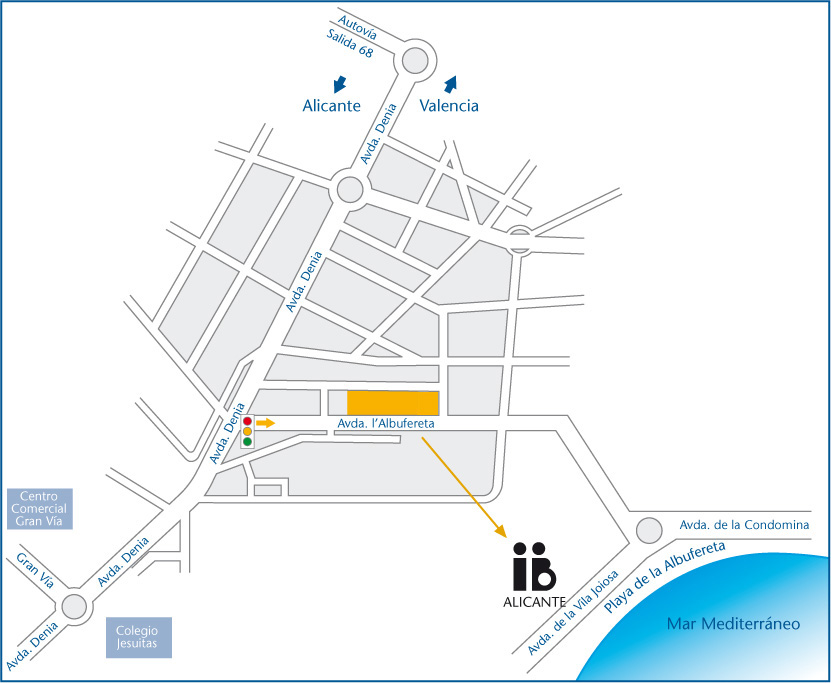 mapa de alicante